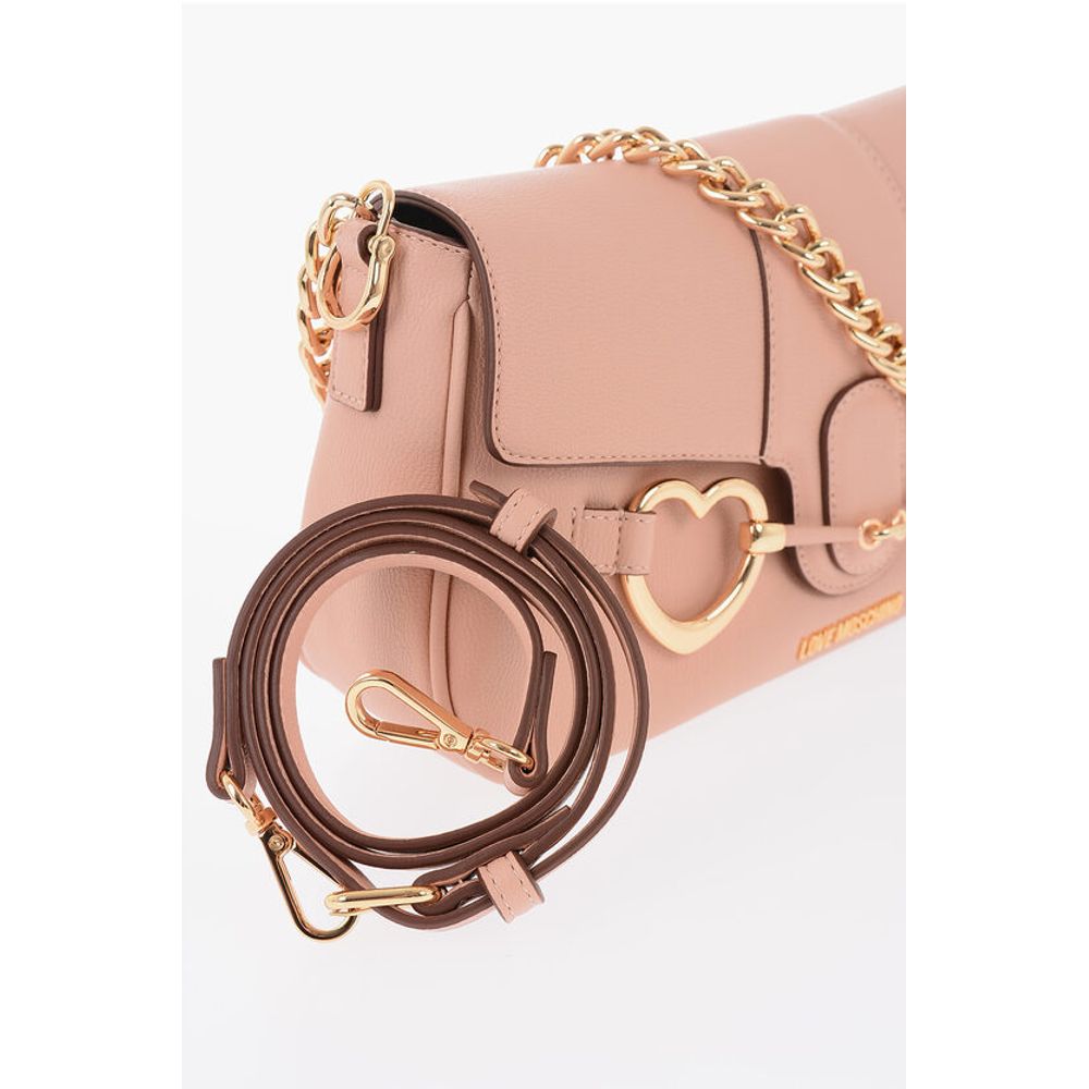 LOVE Faux Leather BIG HEARTBIT Shoulder Bag
