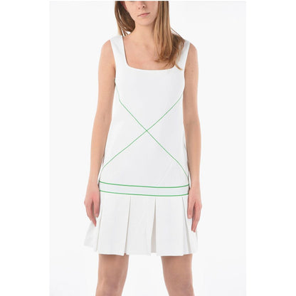 Square Neckline Mini Tennis Dress