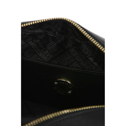 LOVE Textured Faux Leather Camera Bag with Front Pocket