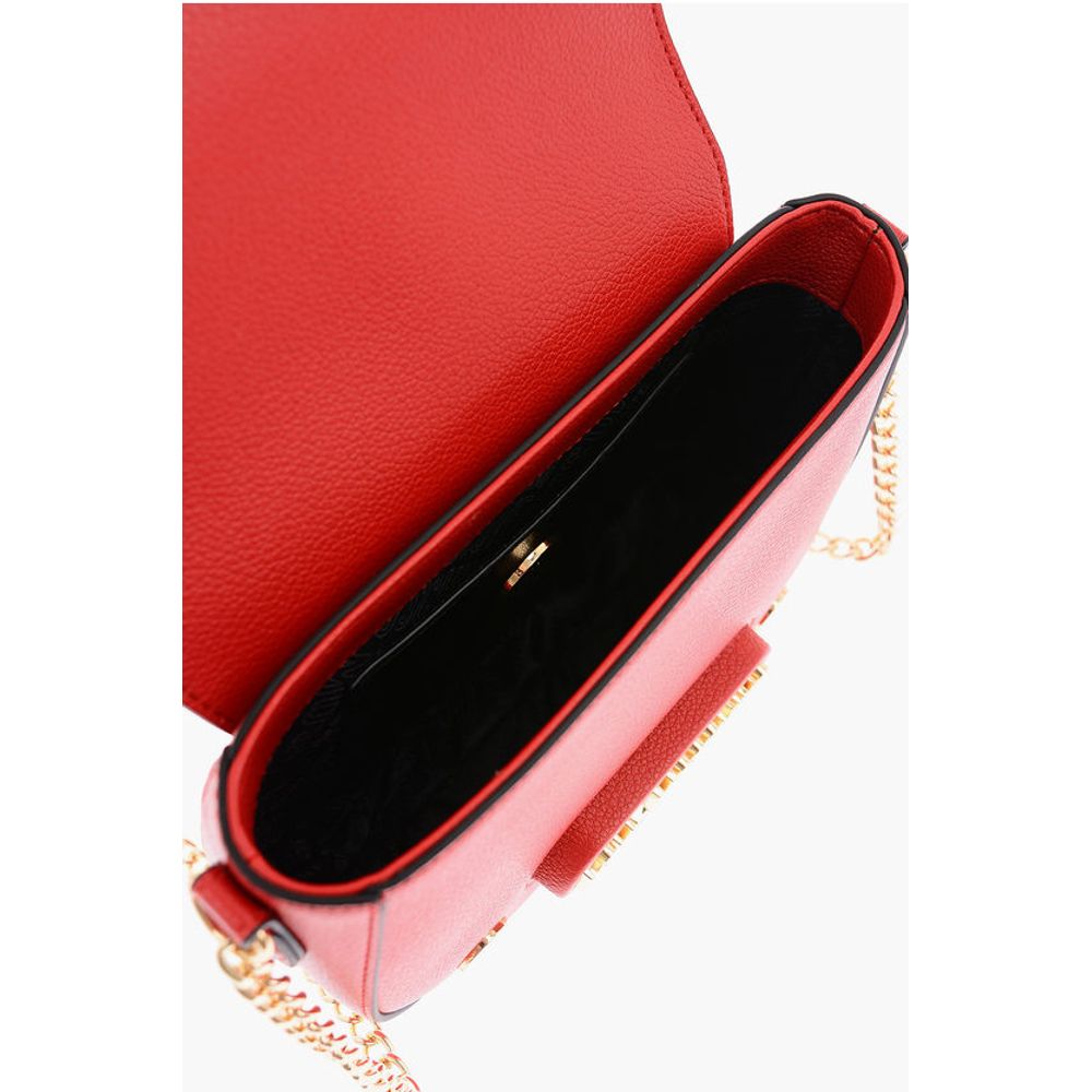 LOVE Chain Shoulder Strap Faux Leather Bag