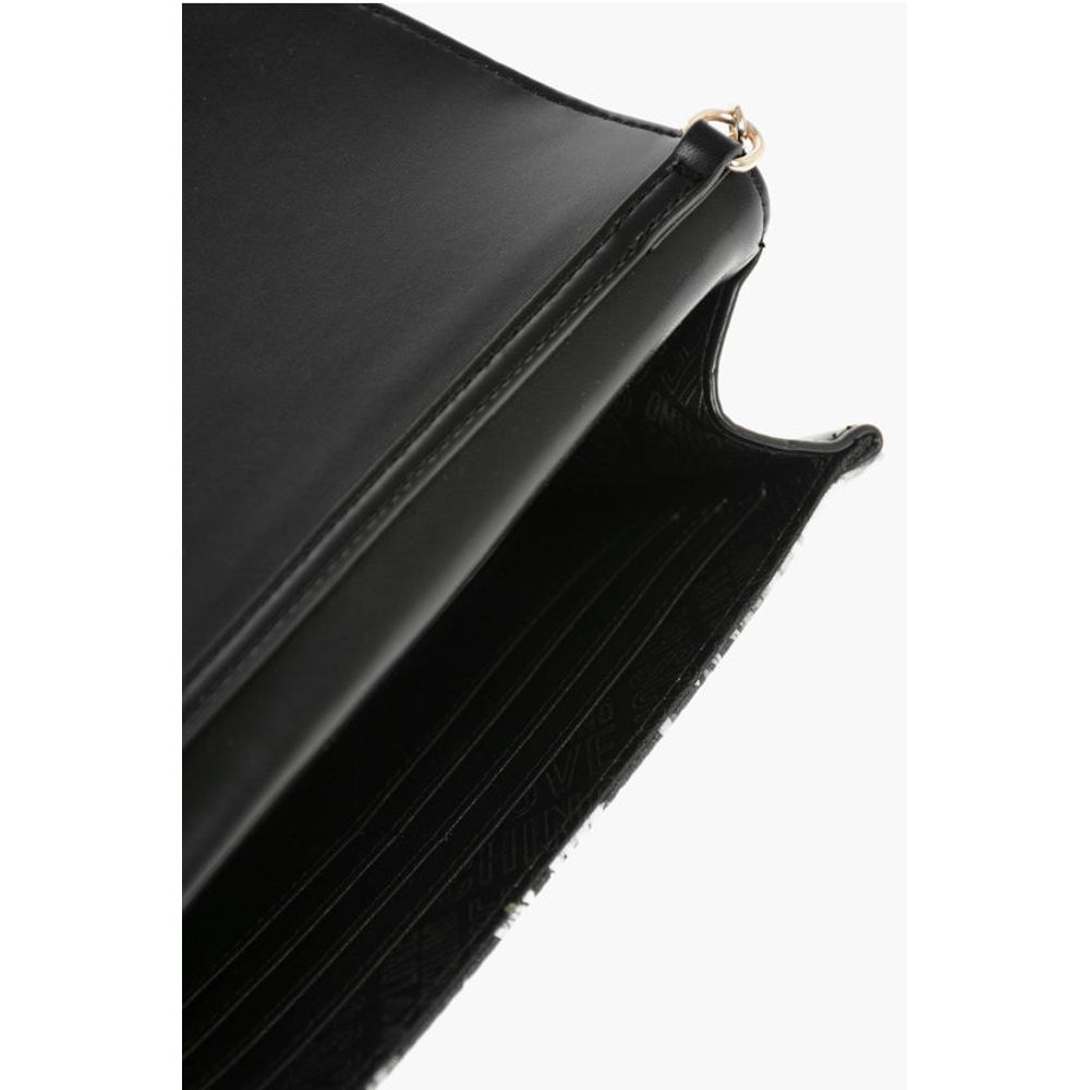 LOVE Snake Effect Faux Leather Crossbody Bag