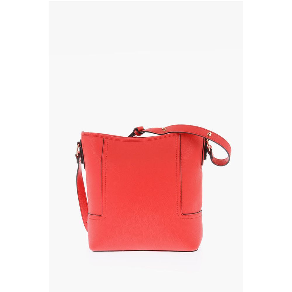 LOVE golden details faux leather crossbody bag