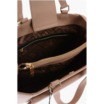 LOVE Faux Leather Rectangular Bag with Maxi Patch Pocket