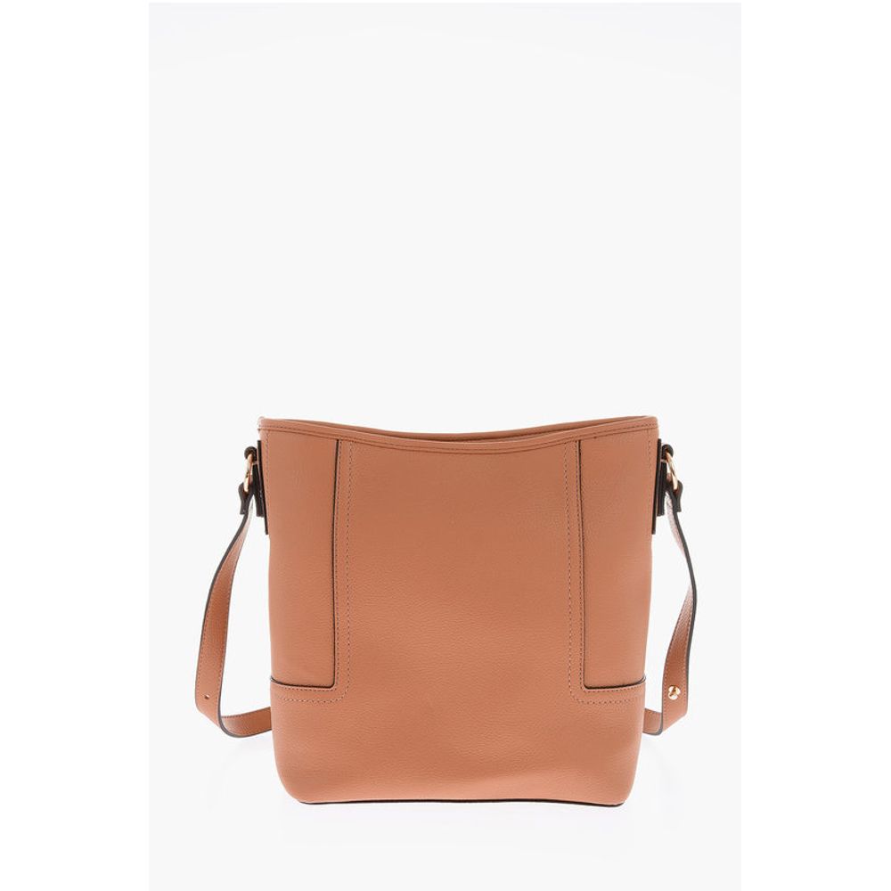 LOVE golden details faux leather crossbody bag