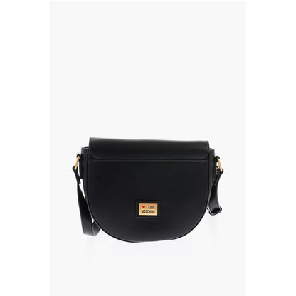 LOVE Faux Leather Shoulder Bag with Maxi Clamp