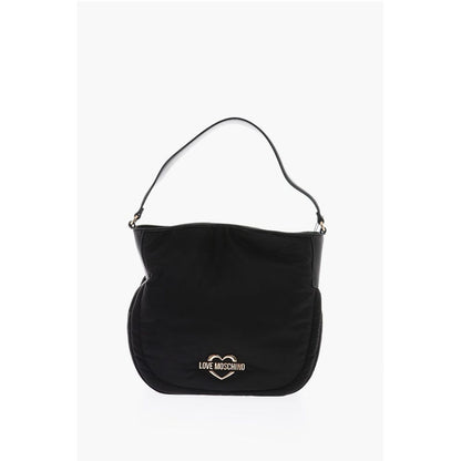 LOVE golden logo solid color nylon bag