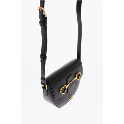 LOVE Faux Leather Shoulder Bag with Maxi Clamp