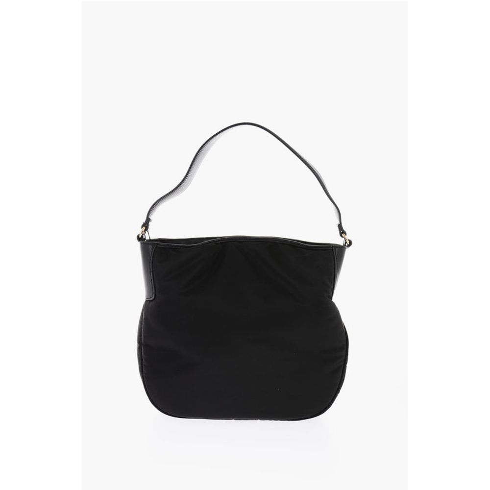 LOVE golden logo solid color nylon bag