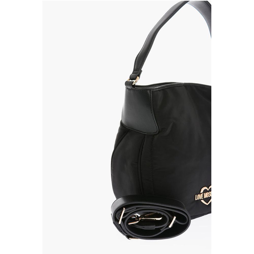 LOVE golden logo solid color nylon bag
