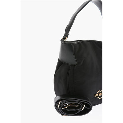 LOVE golden logo solid color nylon bag