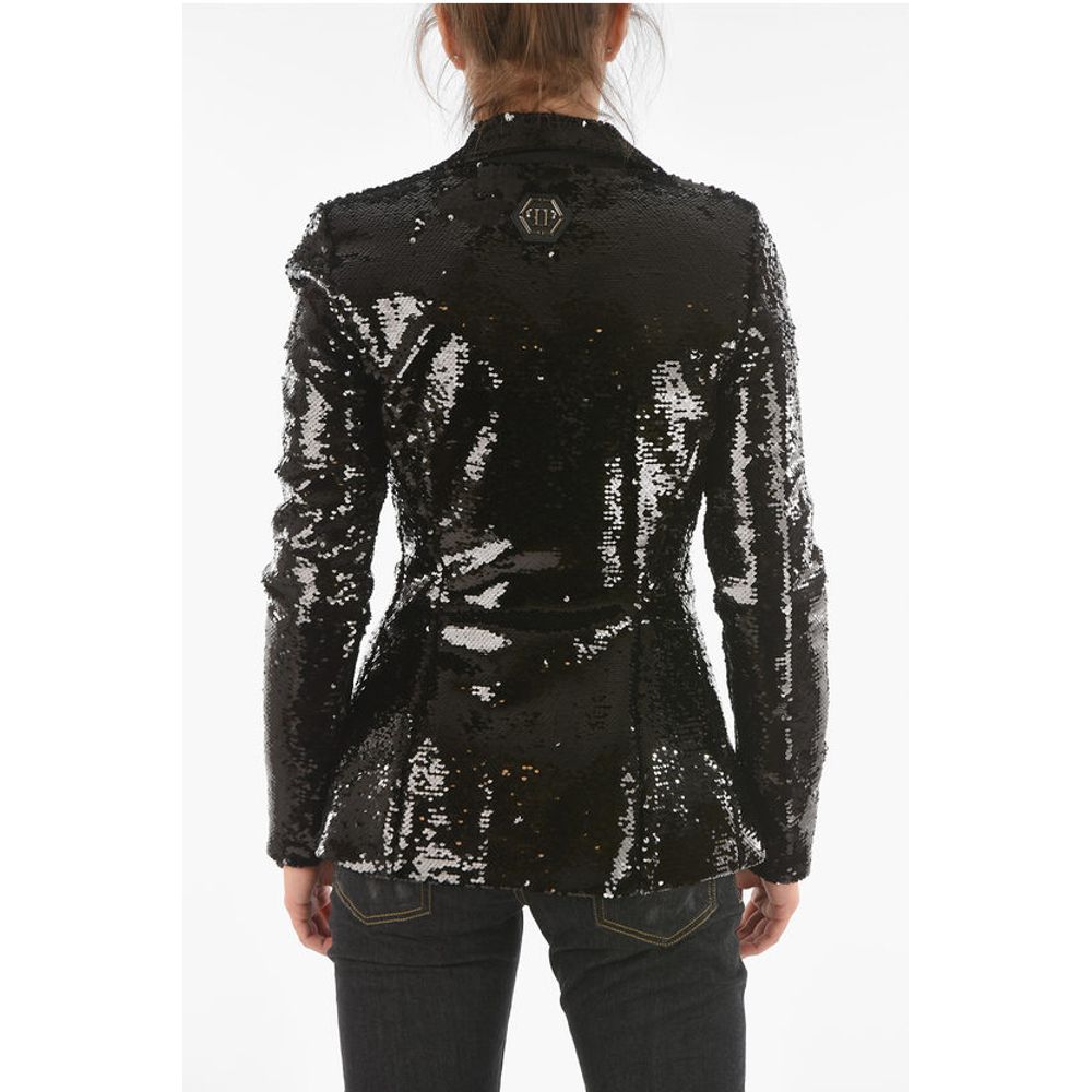 COUTURE All-Over Flip Over Sequined ANASTASYE Slim Fit Blaze