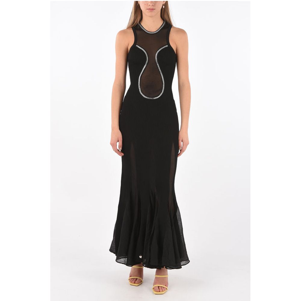 Transparent Insert CRYSTAL Dress