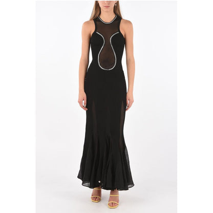 Transparent Insert CRYSTAL Dress