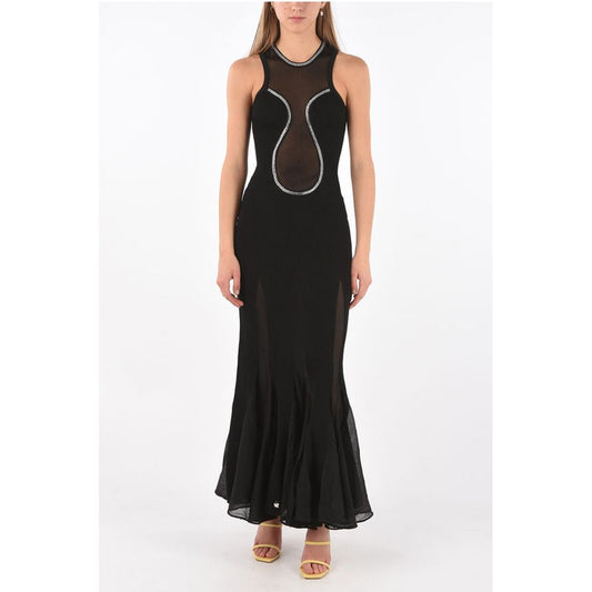 Transparent Insert CRYSTAL Dress