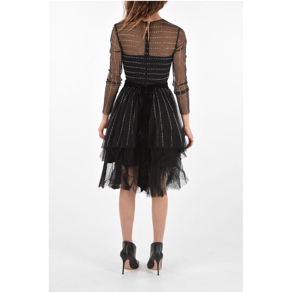 COUTURE EST.1978 Rhinestone Tulle CRYSTAL Dress