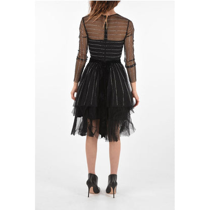 COUTURE EST.1978 Rhinestone Tulle CRYSTAL Dress