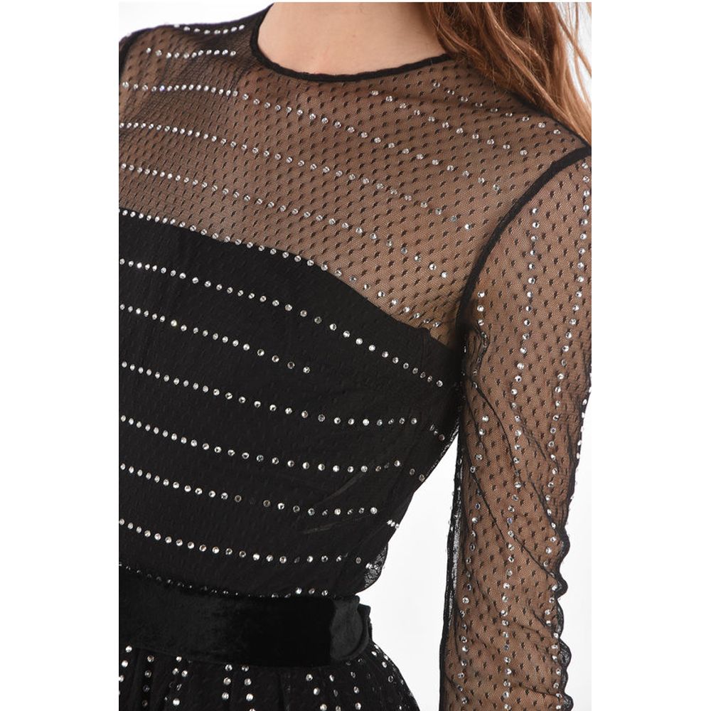 COUTURE EST.1978 Rhinestone Tulle CRYSTAL Dress