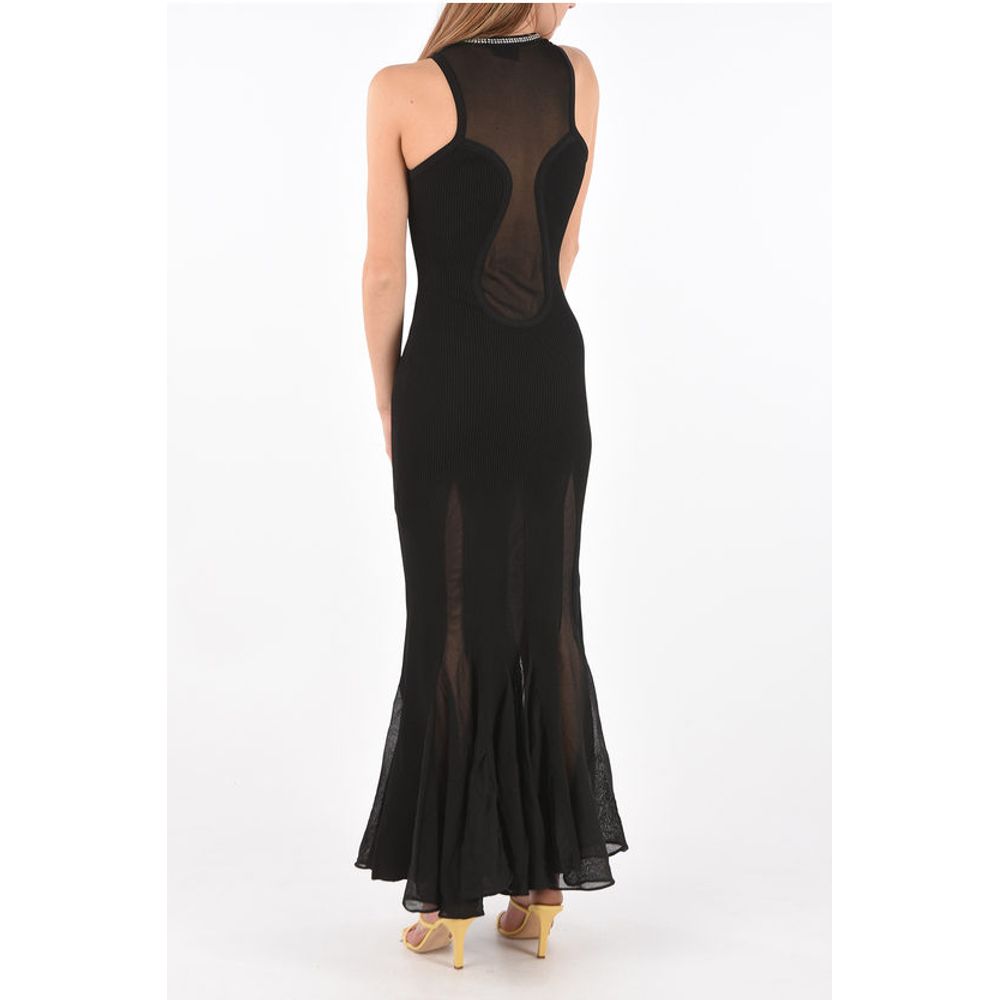 Transparent Insert CRYSTAL Dress