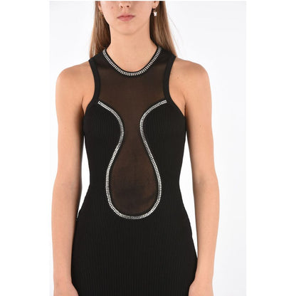 Transparent Insert CRYSTAL Dress