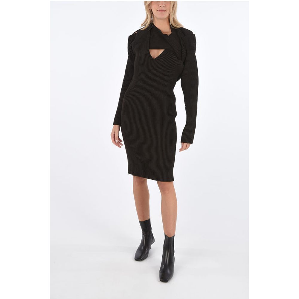 Ribbed Unstructured Dress