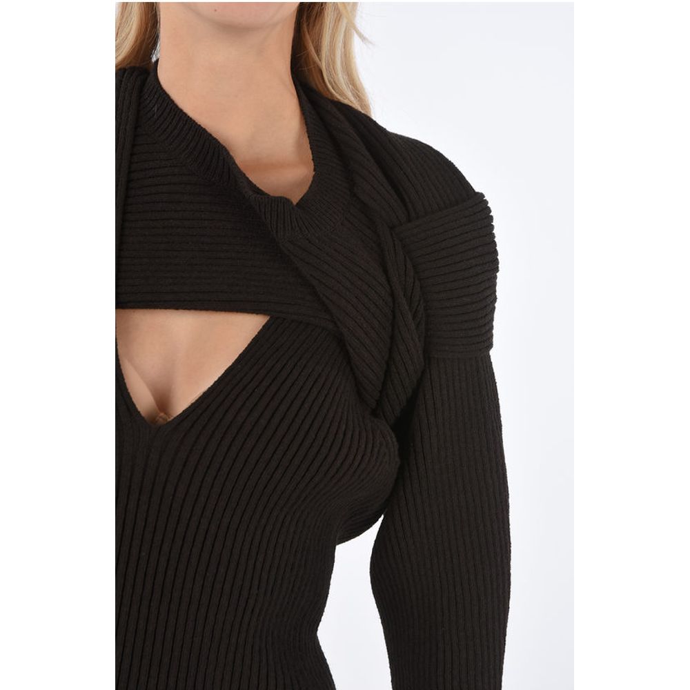 Ribbed Unstructured Dress