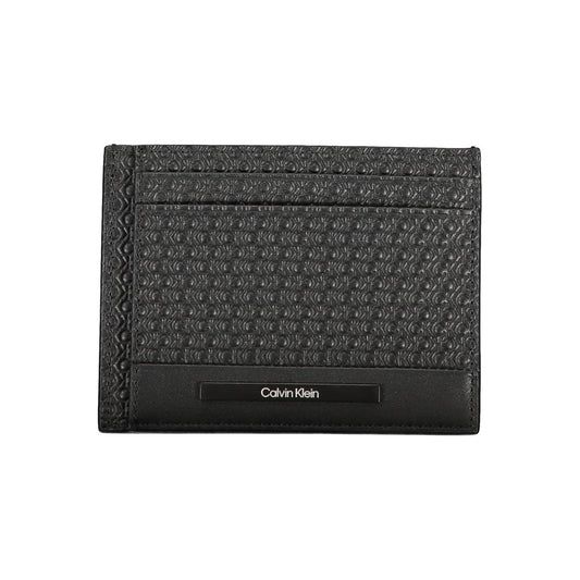 Cartera de piel negra