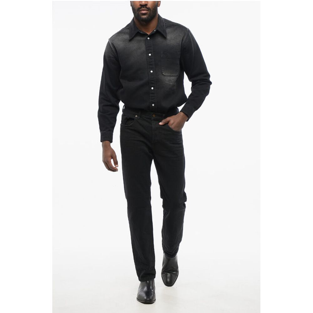 5-Pocket Regular Fit Denims with Belt Loops 19cm