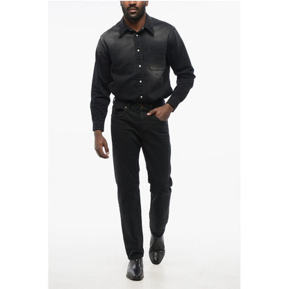 5-Pocket Regular Fit Denims with Belt Loops 19cm