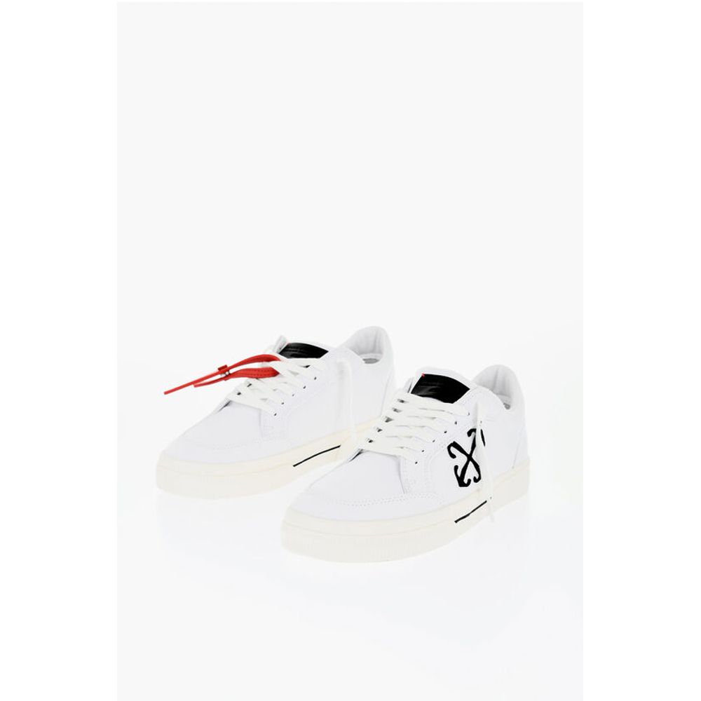 Canvas VULCANIZED Low-Top Sneakers With Embroidered Logo