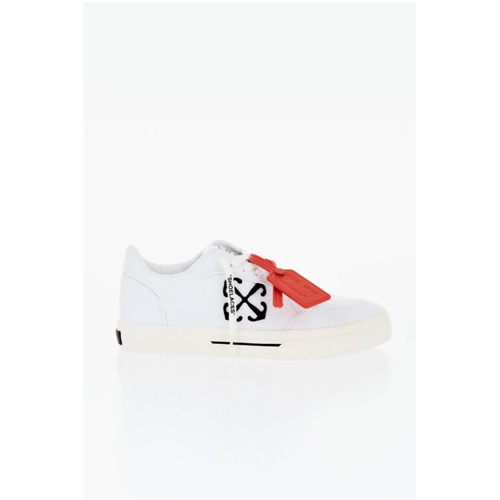 Canvas VULCANIZED Low-Top Sneakers With Embroidered Logo