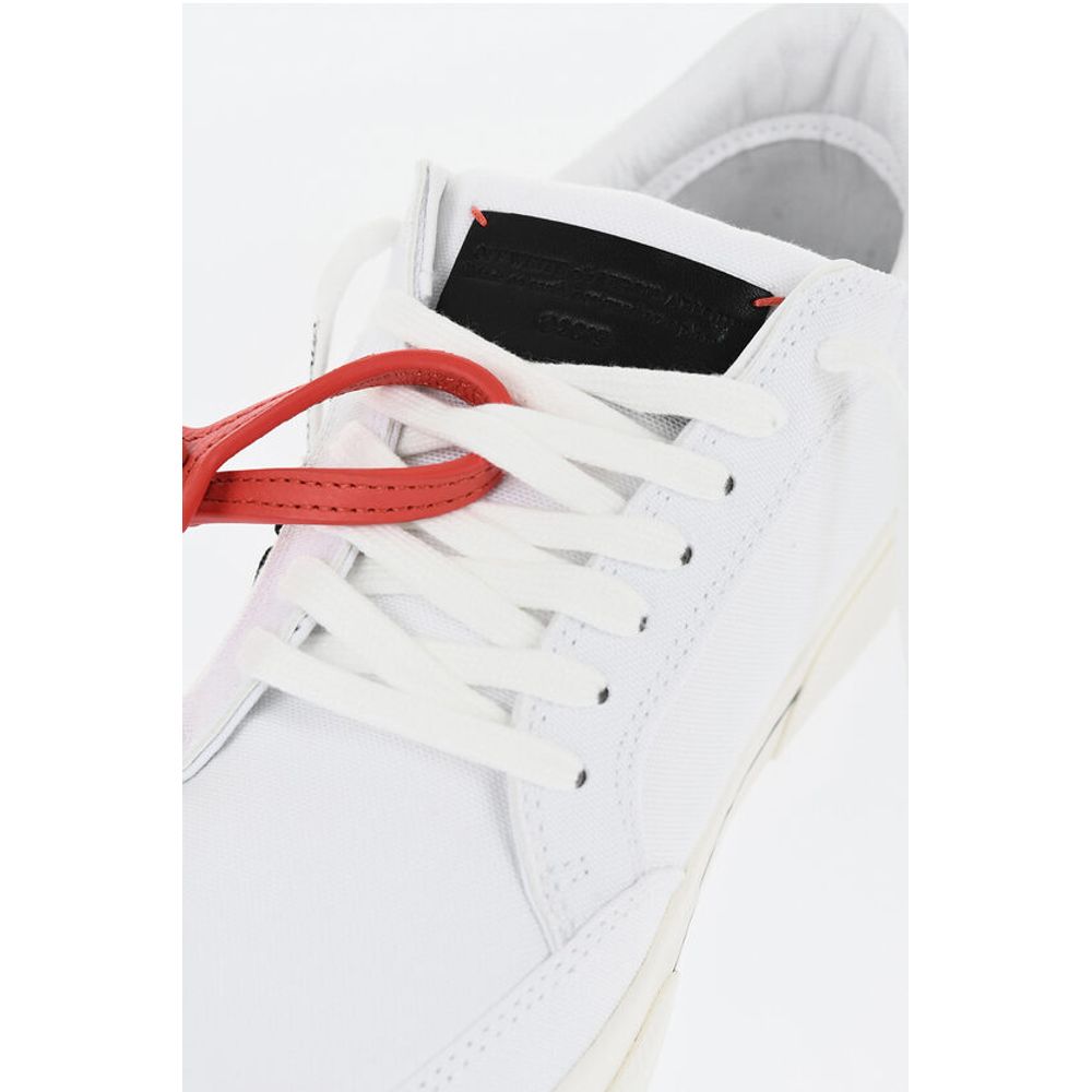 Canvas VULCANIZED Low-Top Sneakers With Embroidered Logo