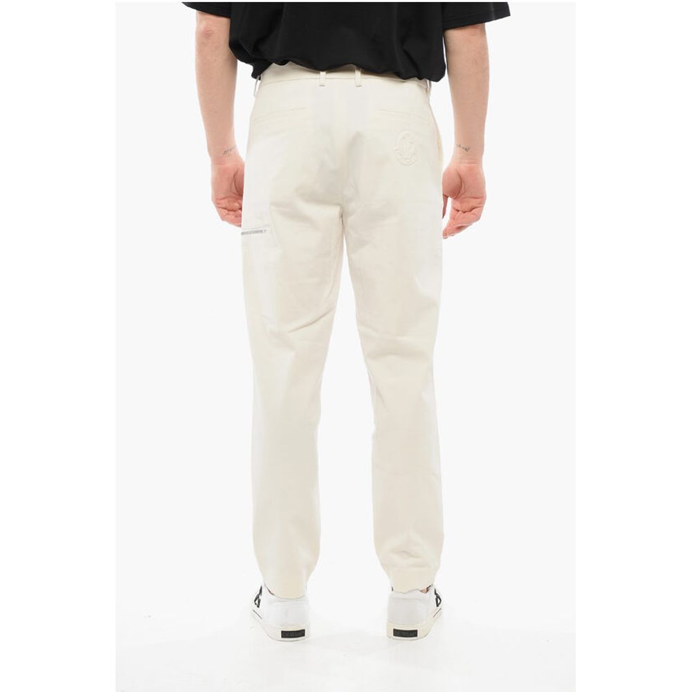 Stretch Cotton Chinos Pants with Belt Loops