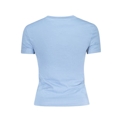 Blue Cotton Tops & T-Shirt