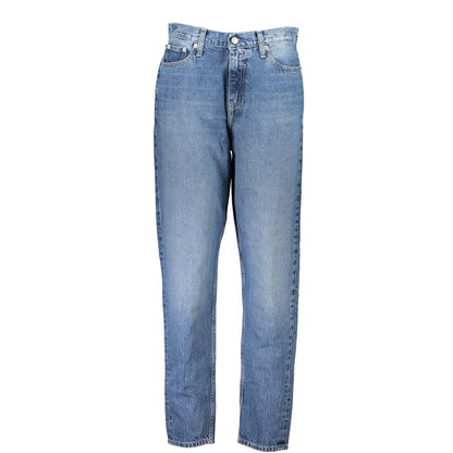 Pantalones y vaqueros de algodón azules