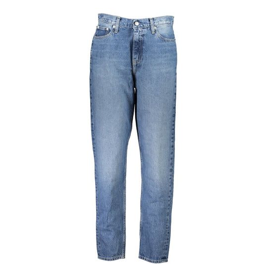 Pantalones y vaqueros de algodón azules
