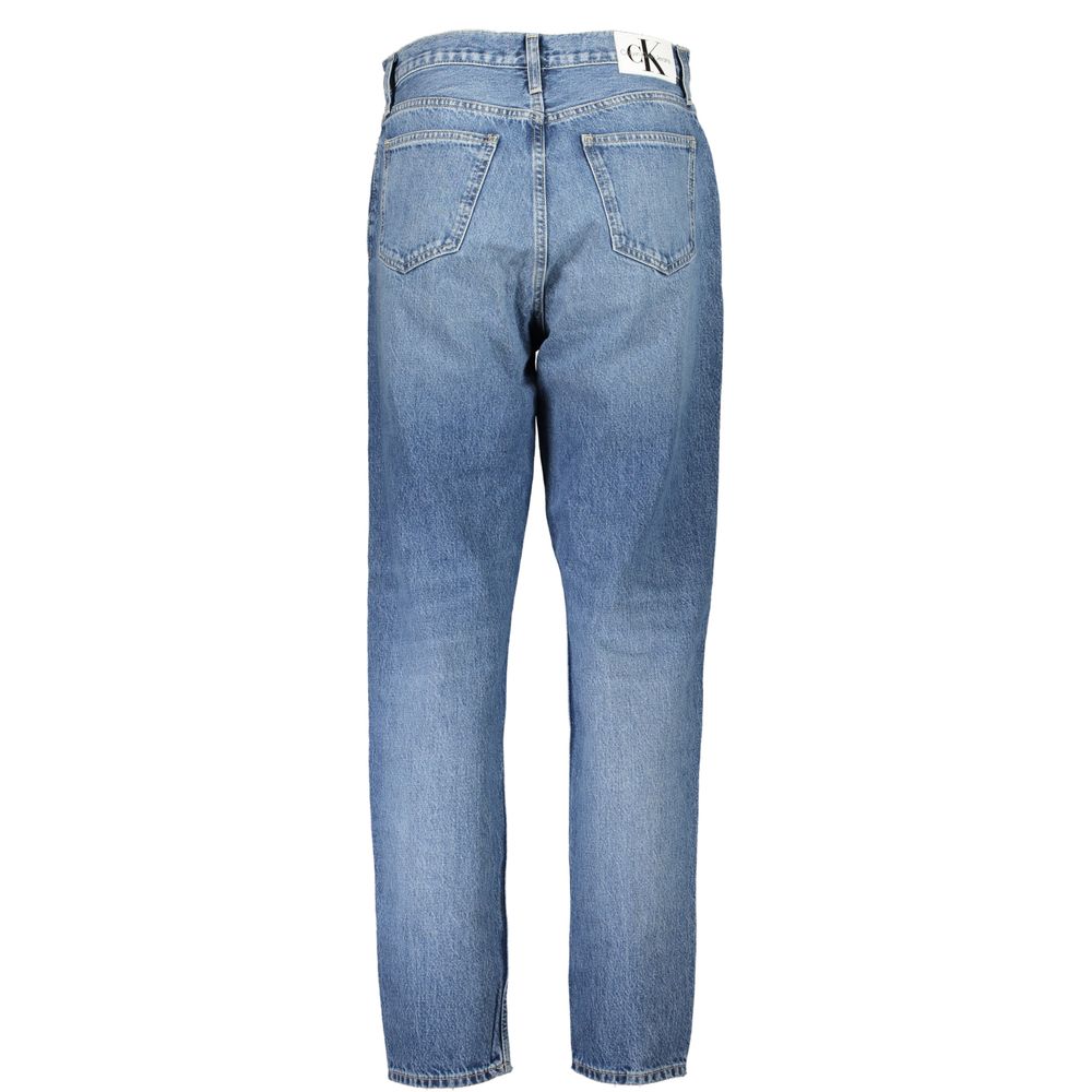 Pantalones y vaqueros de algodón azules