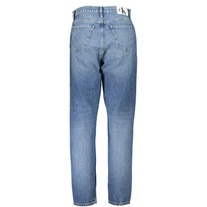 Pantalones y vaqueros de algodón azules