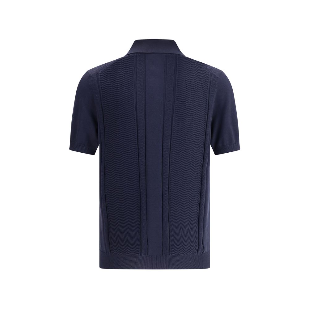 Knit Polo Shirt