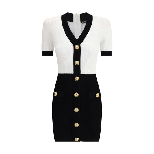 Braided pattern midi Dress