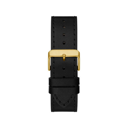 Black Leather Watch