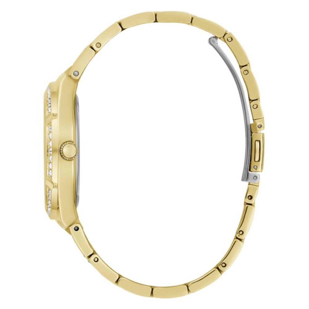 Reloj de acero inoxidable dorado