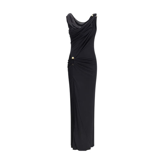 Draped jersey long Dress