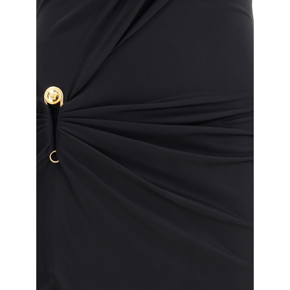 Draped jersey long Dress