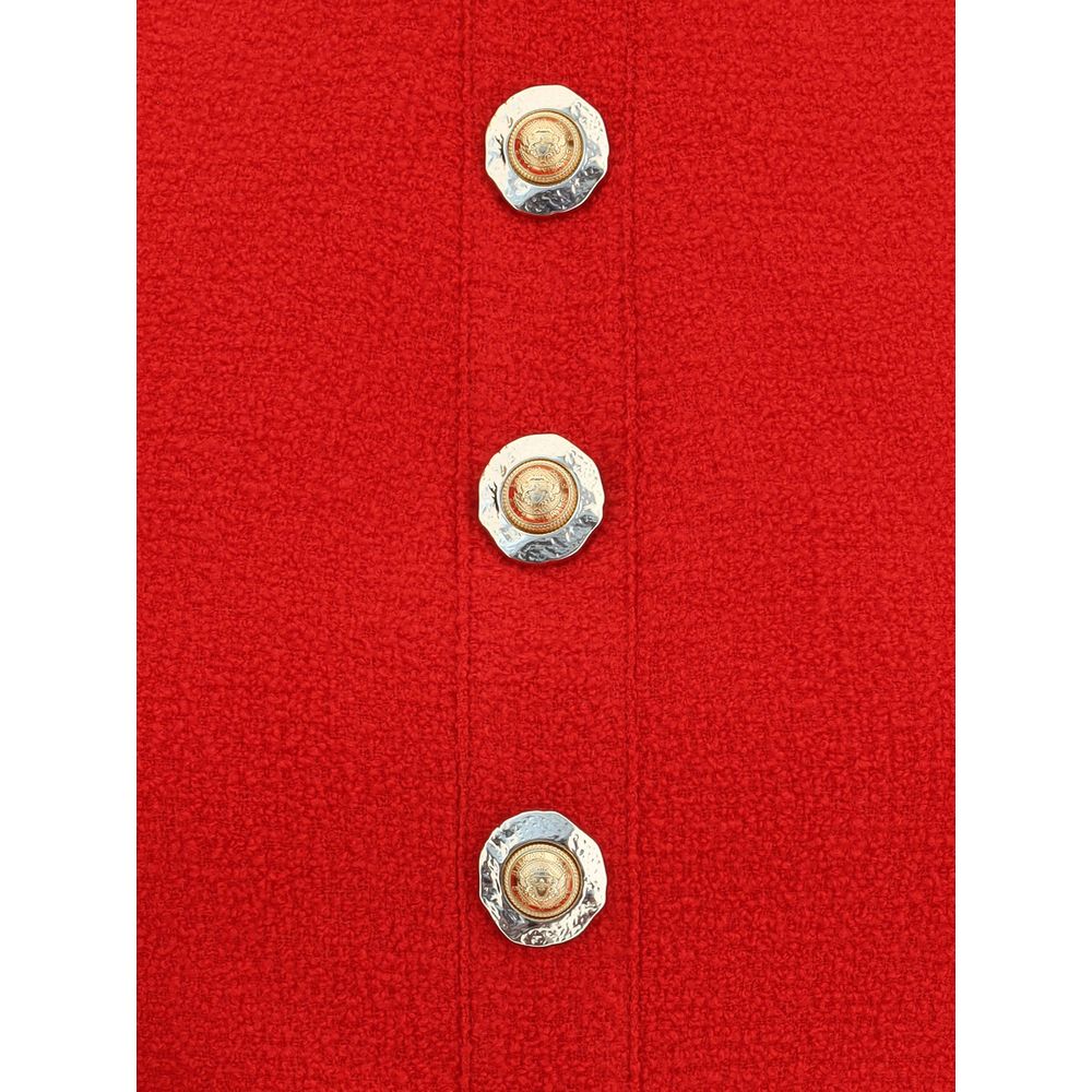 Bouclé wool crop Top