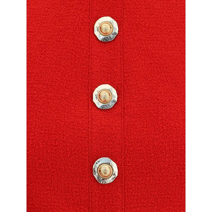 Bouclé wool crop Top