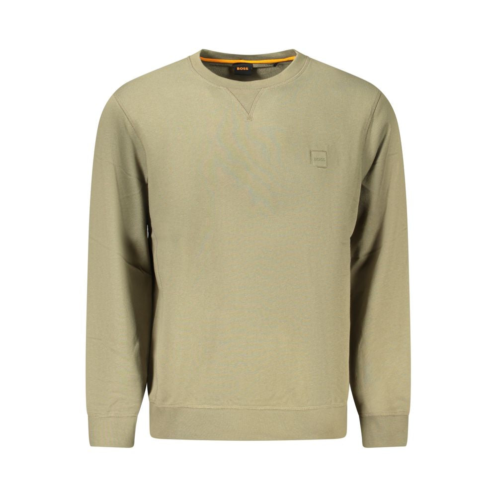 Jersey verde de algodón para hombre