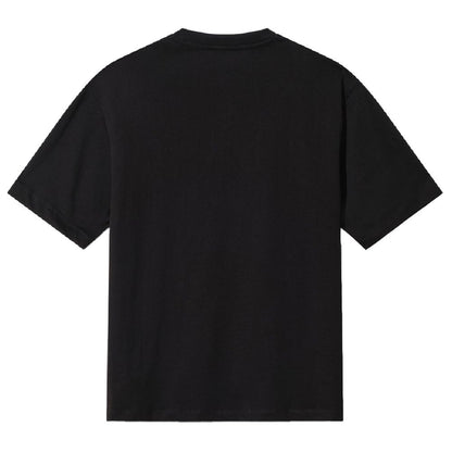 Black Cotton Women T-Shirt