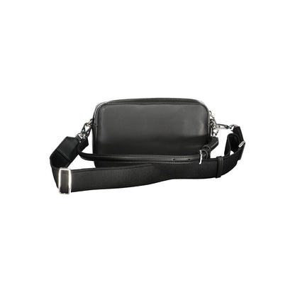 Black Polyester Handbag