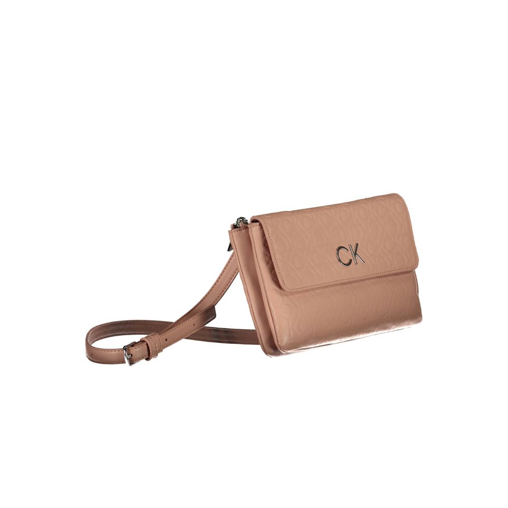 Pink Polyester Handbag