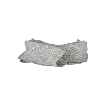 Gray Alpaca Wool Scarf
